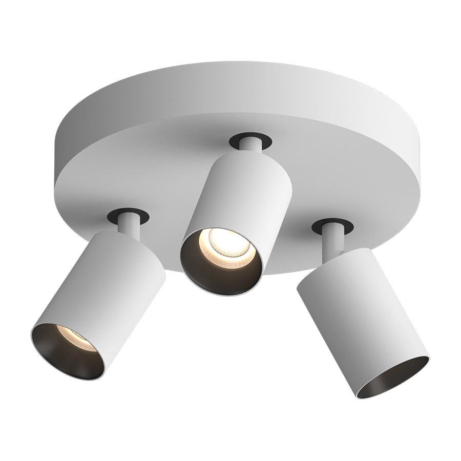 Накладной поворотный светодиодный светильник Ledron SAGITONY R3 S60 Dim White-Black 4000K (10873)