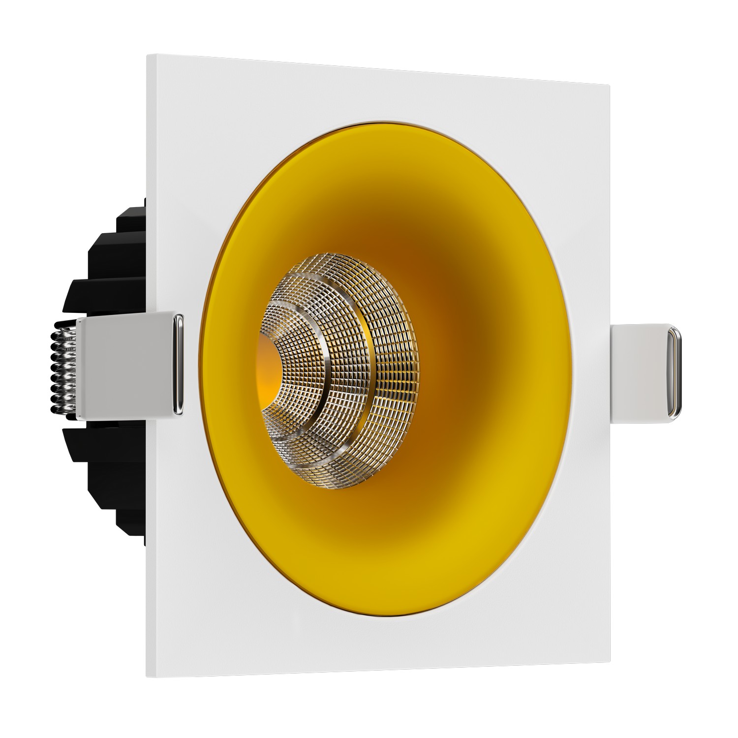 Встраиваемый светодиодный светильник Ledron LOFT SQ White-Gold (2052)