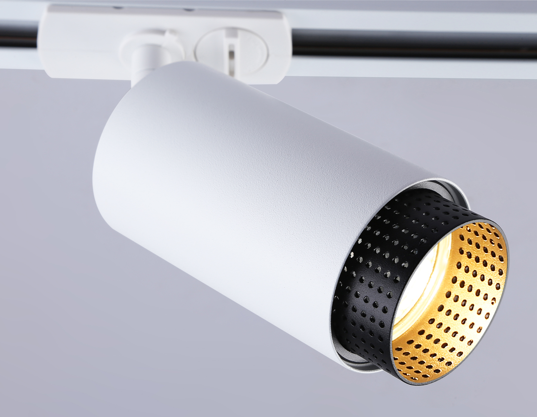 Трековый однофазный светильник со сменной лампой GL5161 WH/BK белый/черный GU10 max 12W D60*190