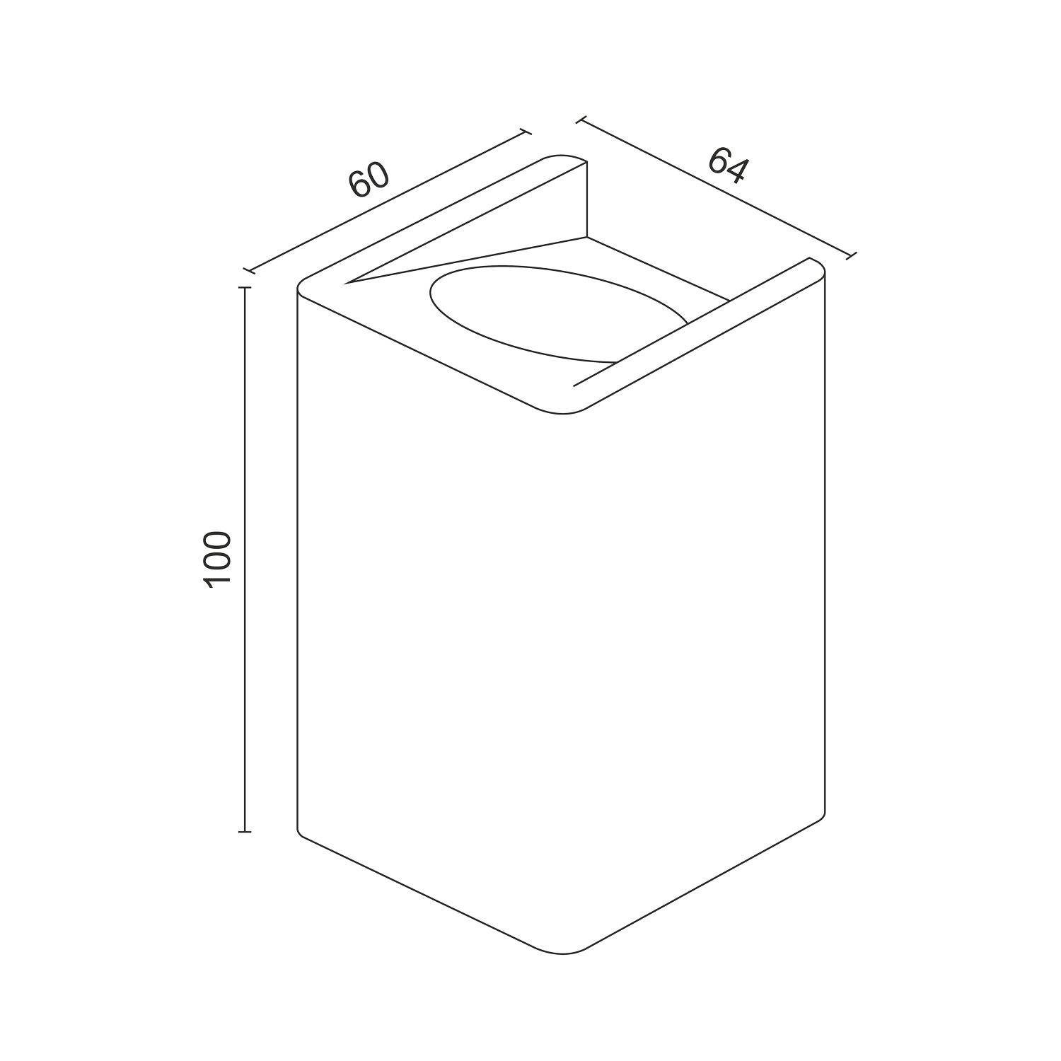 Настенный светодиодный светильник Ledron WWF-1006-C Black (2913)