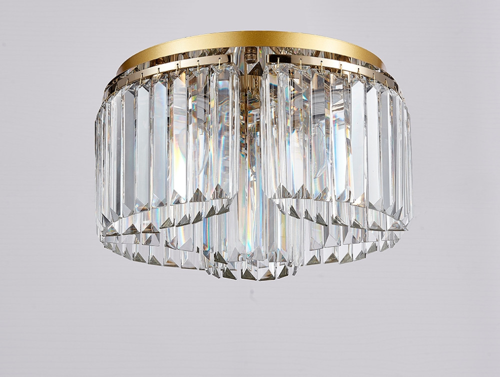 Потолочная люстра хрустальная 4354PL gold (4354_pl_gold)