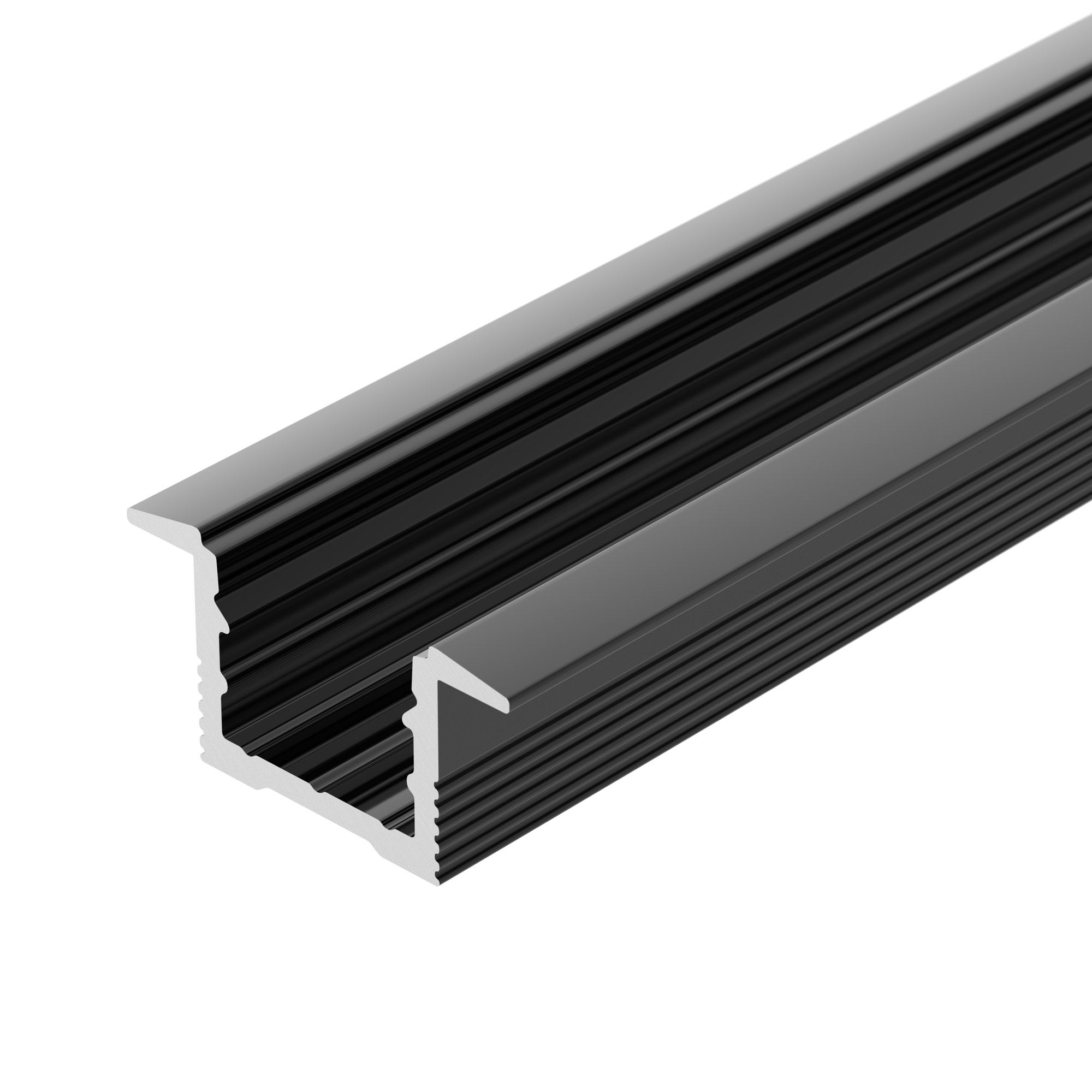Профиль SL-SLIM-H13M-F25-2000 BLACK (Arlight, Алюминий) 037114