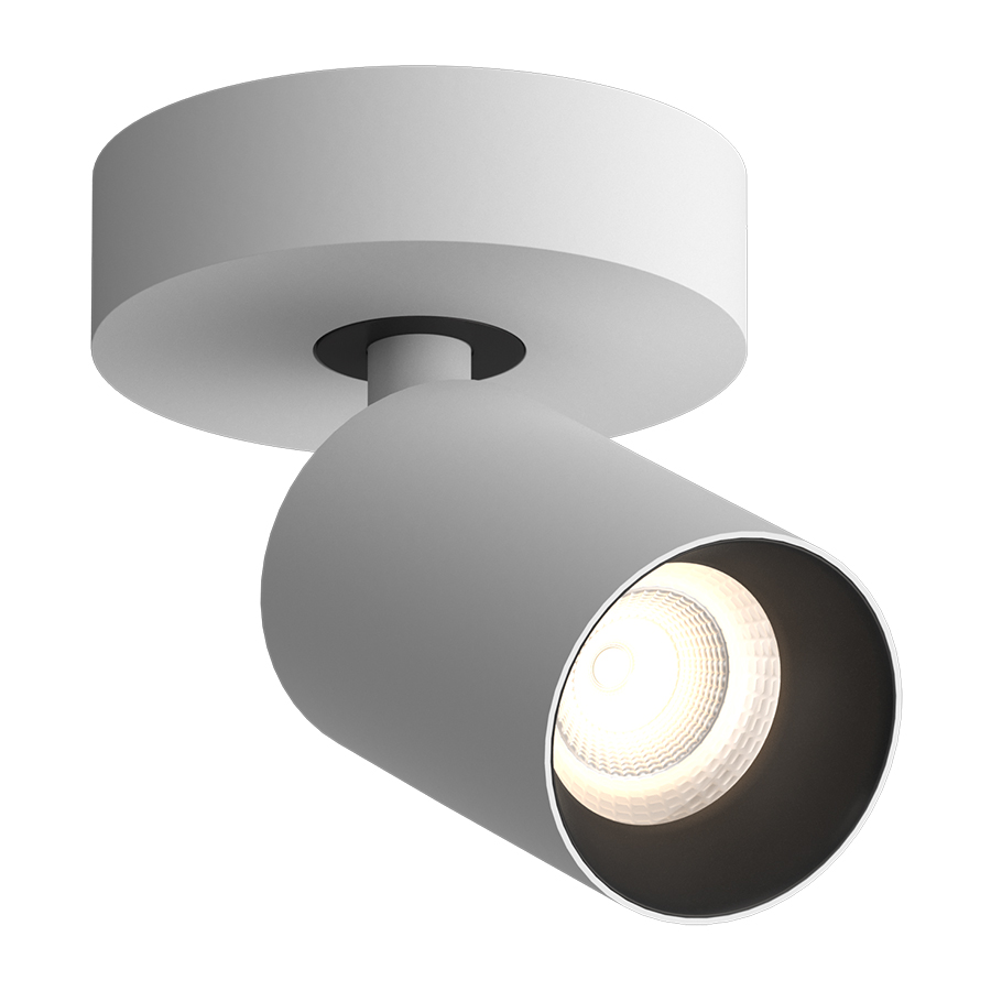 Накладной поворотный светодиодный светильник Ledron SAGITONY R1 S60 Dim White-Black 4000K (10865)