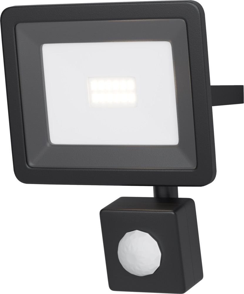 Прожектор уличный светодиодный с датчиком движения Maytoni Flood FL001-L10B4KSR (fl001-l10b4ksr)
