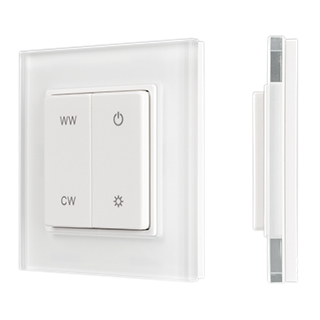 Панель SMART-P49-MIX-G-SUF (3V, 1 зона, Knob, 2.4G) (Arlight, Пластик) 032985