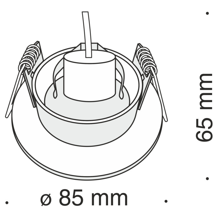 Встраиваемый светильник Slim GU10 1x50Вт Maytoni Technical DL027-2-01B (dl027-2-01b)