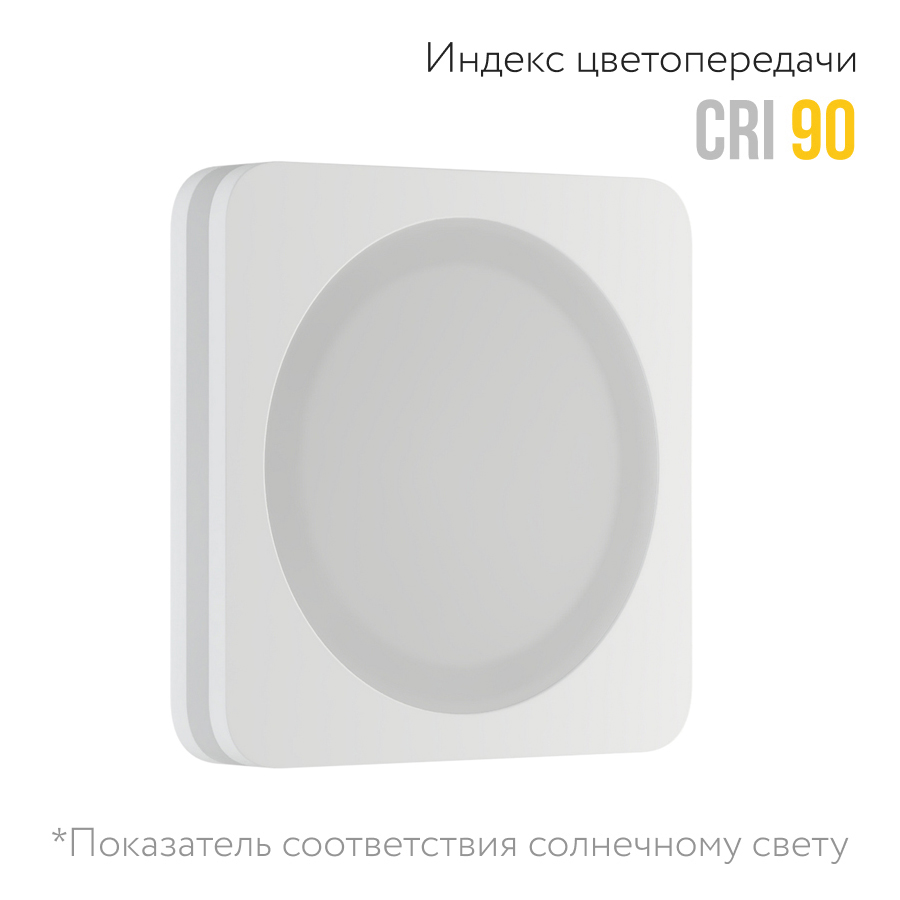 Встраиваемый светодиодный светильник Ledron LIP0906-10W-F 4000K White (2295)
