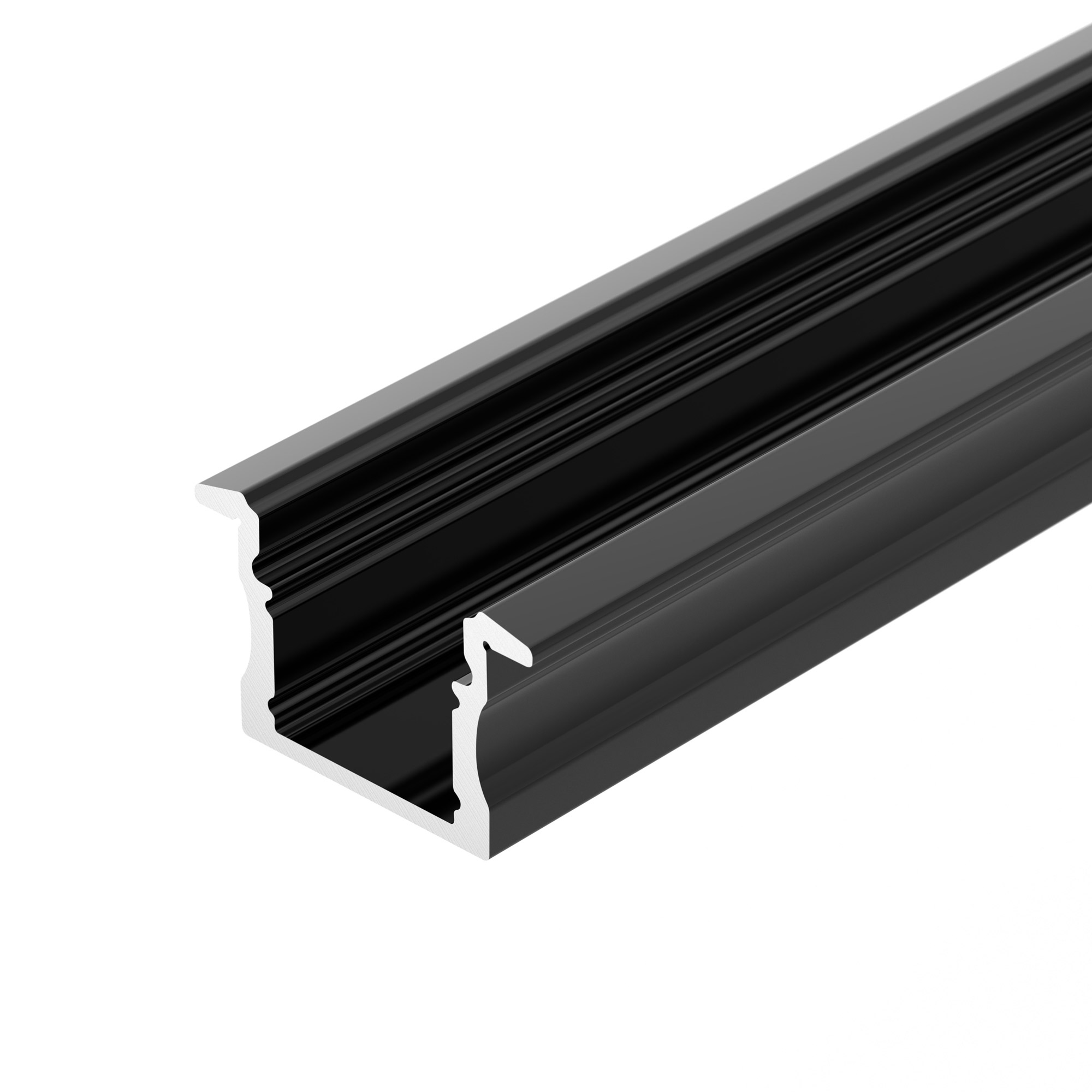 Профиль LINE-2315-F-2000 ANOD BLACK (Arlight, Алюминий) 044278