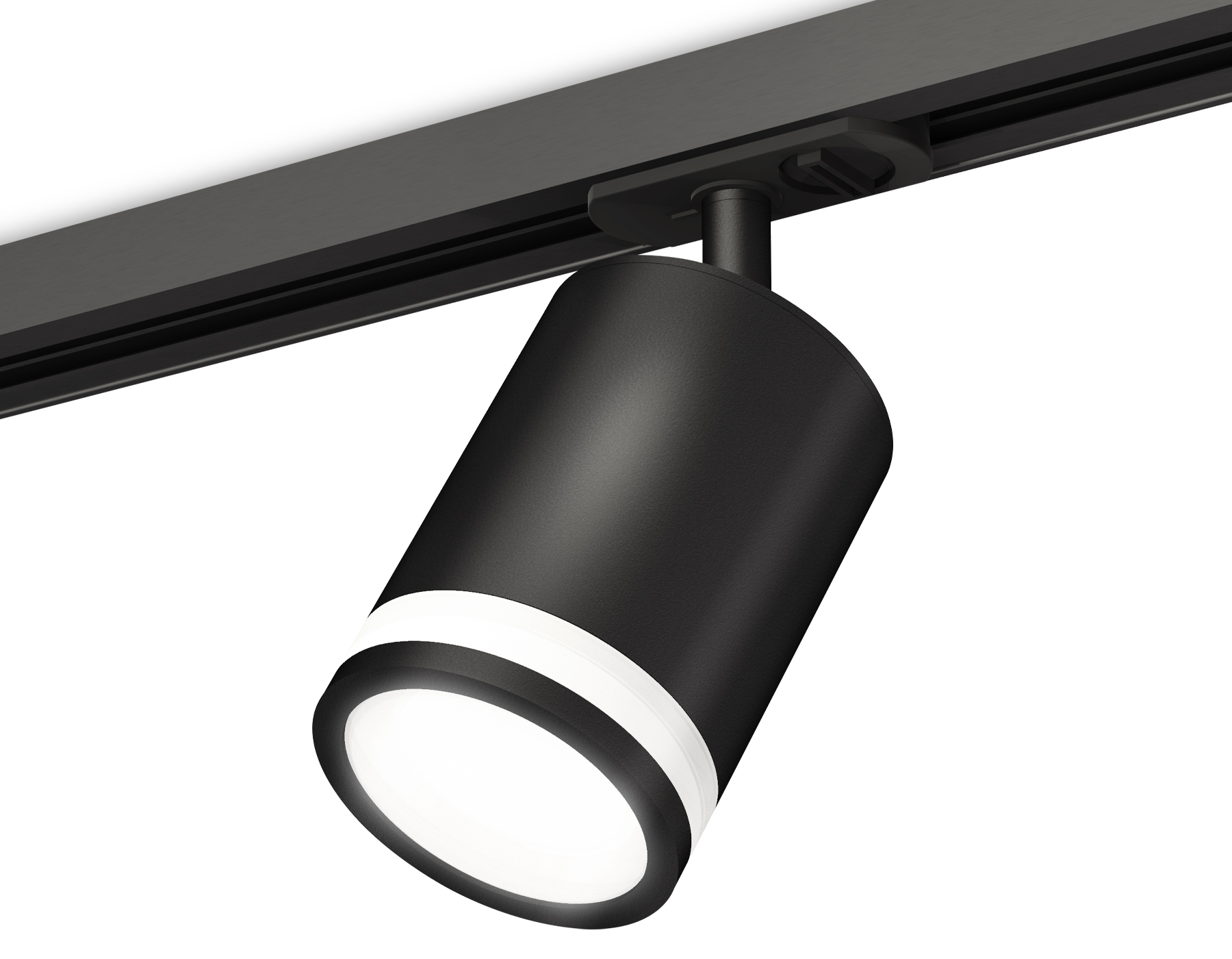 Комплект трекового светильника с акрилом XT7422020 SBK/FR черный песок/белый матовый MR16 GU5.3 (A2537, C7422, N7121)