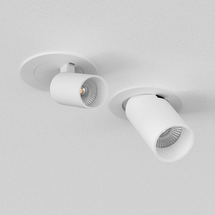 Встраиваемый поворотный светодиодный светильник DANNY MINI S40 White 4000K (10702)