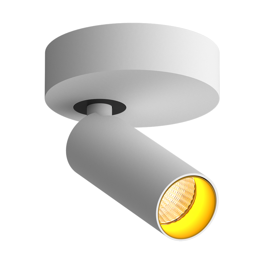 Накладной поворотный светодиодный светильник Ledron SAGITONY R1 S40 White-Gold (2489)