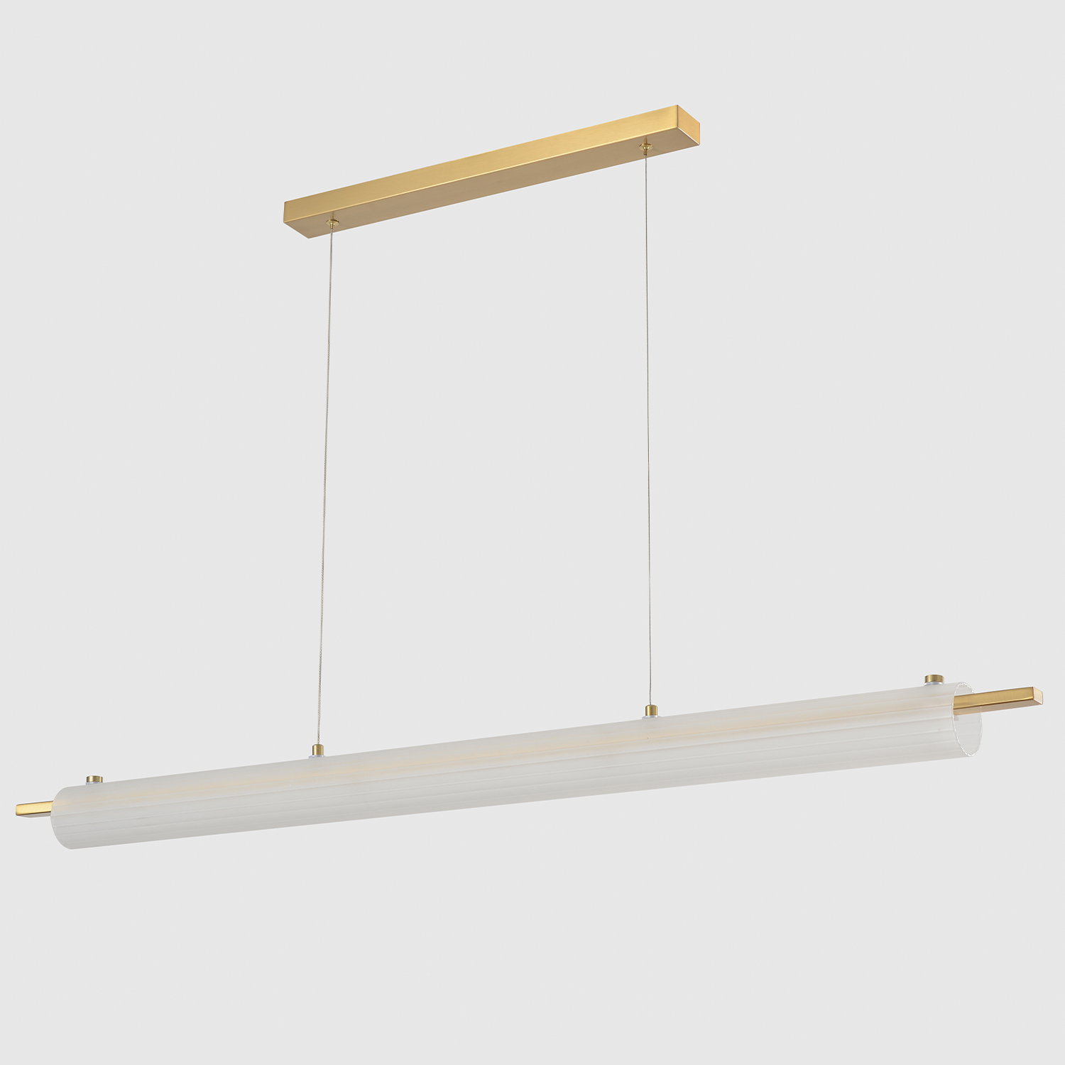 Светильник подвесной Crystal Lux TUNNEL SP40 LED BRASS