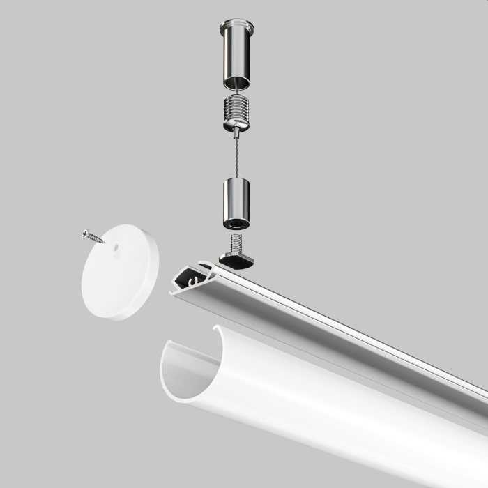 Алюминиевый профиль подвесной Maytoni Led Strip ALM-D30-S-2M (alm-d30-s-2m)