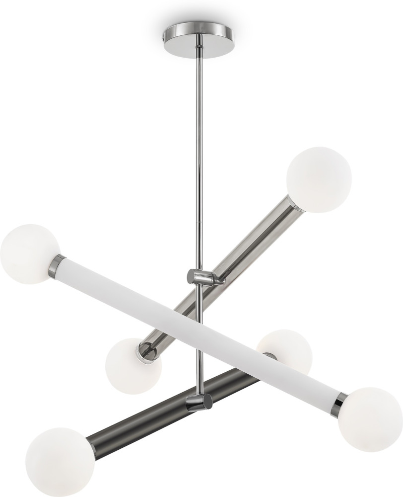 Потолочная люстра на штанге Freya Cross FR5381PL-06CH (fr5381pl-06ch)
