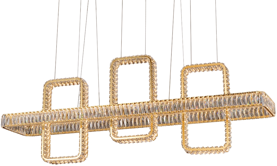 Подвесной светильник светодиодный 8230 82331S gold NEW (8233_1_s_gold_new)