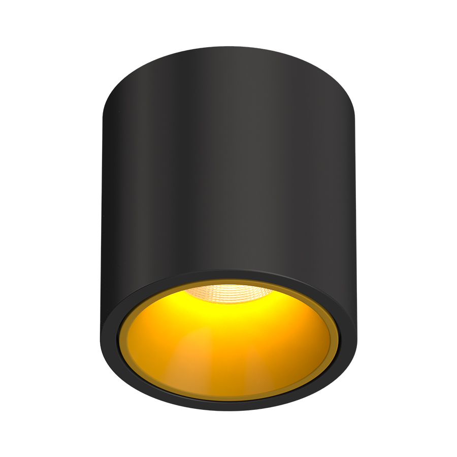 Накладной светодиодный светильник Ledron RINBOK Black-Gold TRIAC 4000K (10762)