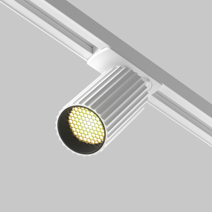 Трековый светильник однофазный 10W 48V Maytoni Calipso TR218-1-GU10-W (tr218-1-gu10-w)