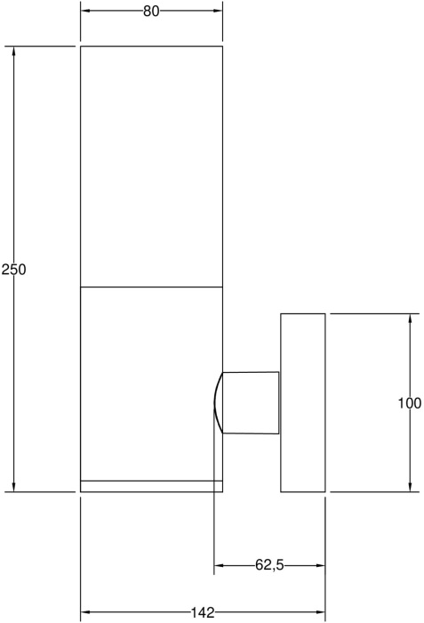 Настенный светильник уличный Willis O418WL-01B IP 54 (o418wl-01b)
