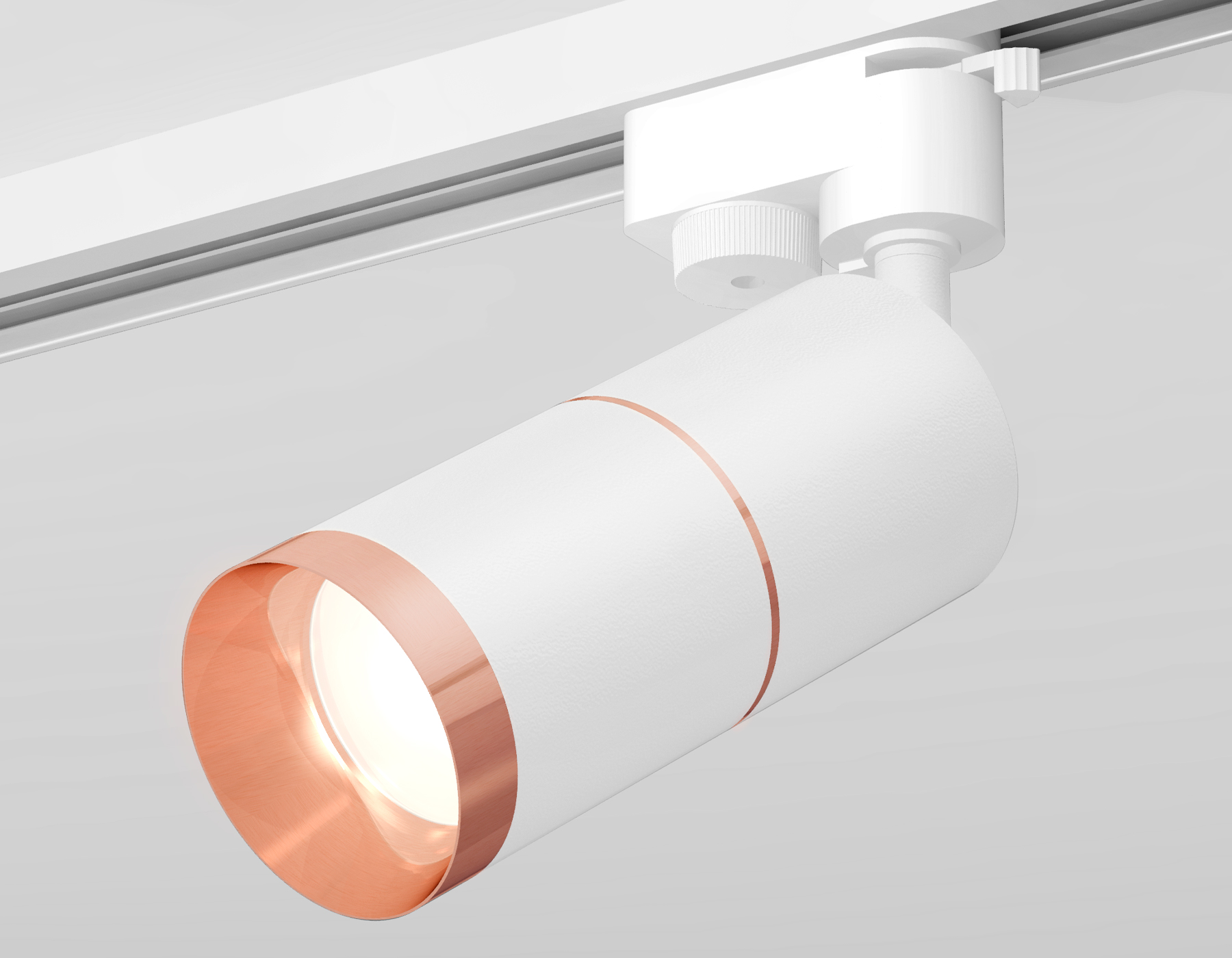 Комплект трекового однофазного светильника XT6301031 SWH/PPG белый песок/золото розовое полированное MR16 GU5.3 (A2520,C6301,A2063,C6301,N6135)