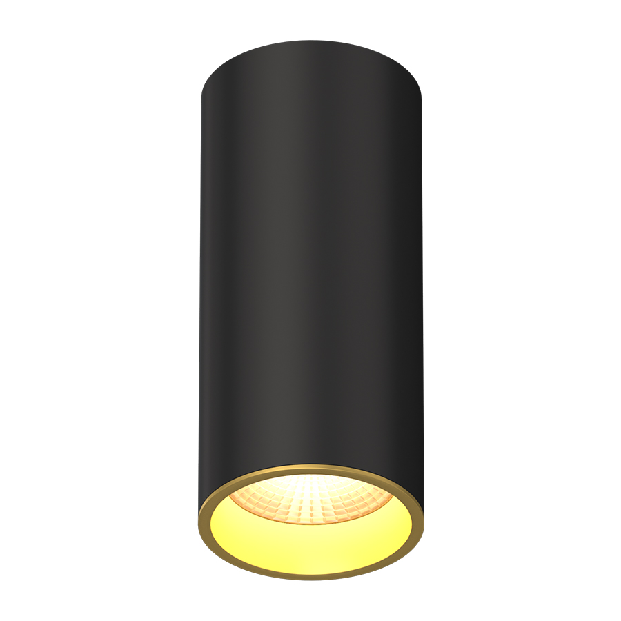 Накладной светодиодный светильник Ledron SLC739212W Black-Gold 4000K (12380)