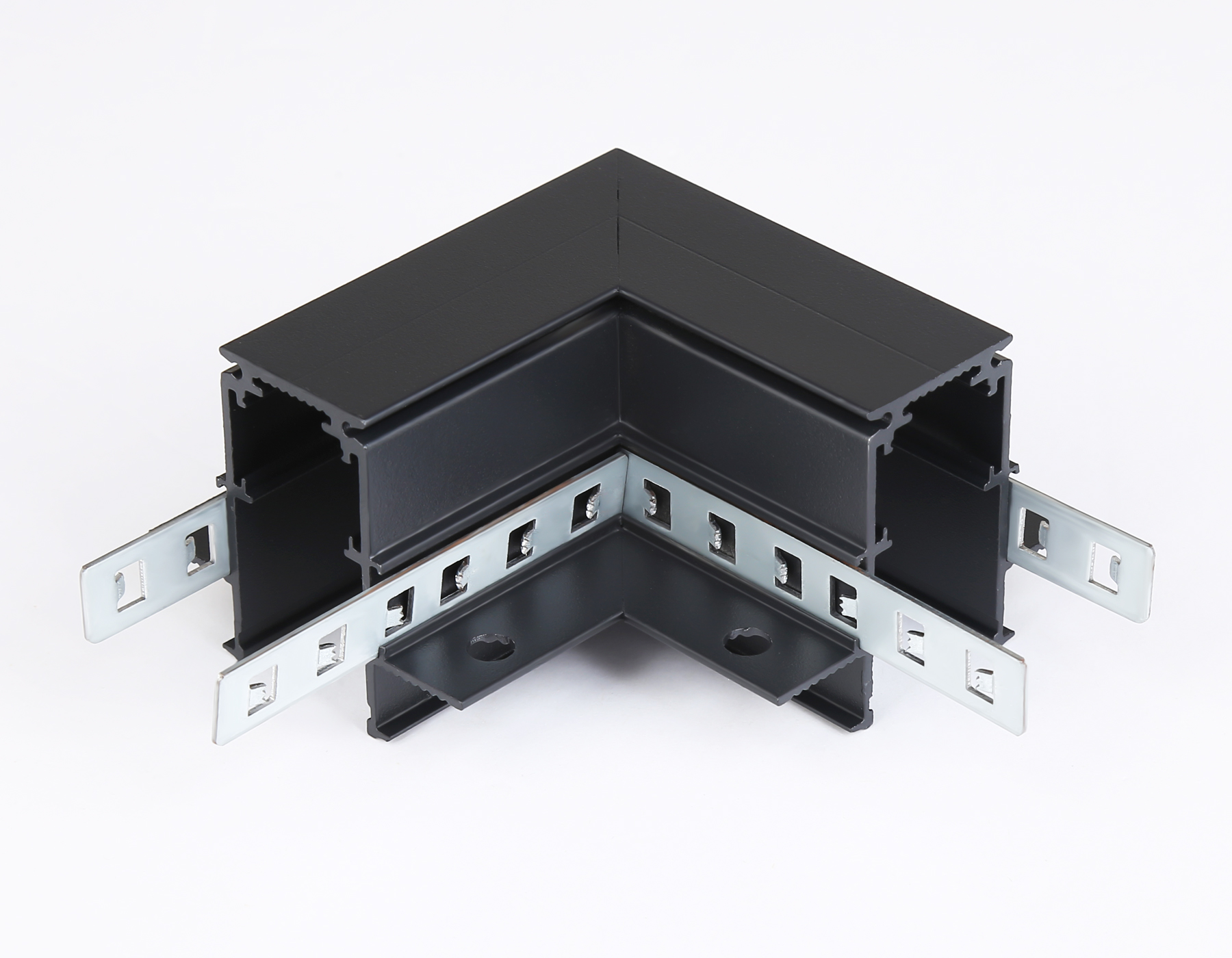 Коннектор угловой для встраиваемого шинопровода Magnetic GL3354 BK черный коннектор угловой встраиваемый 85*85*H46.8