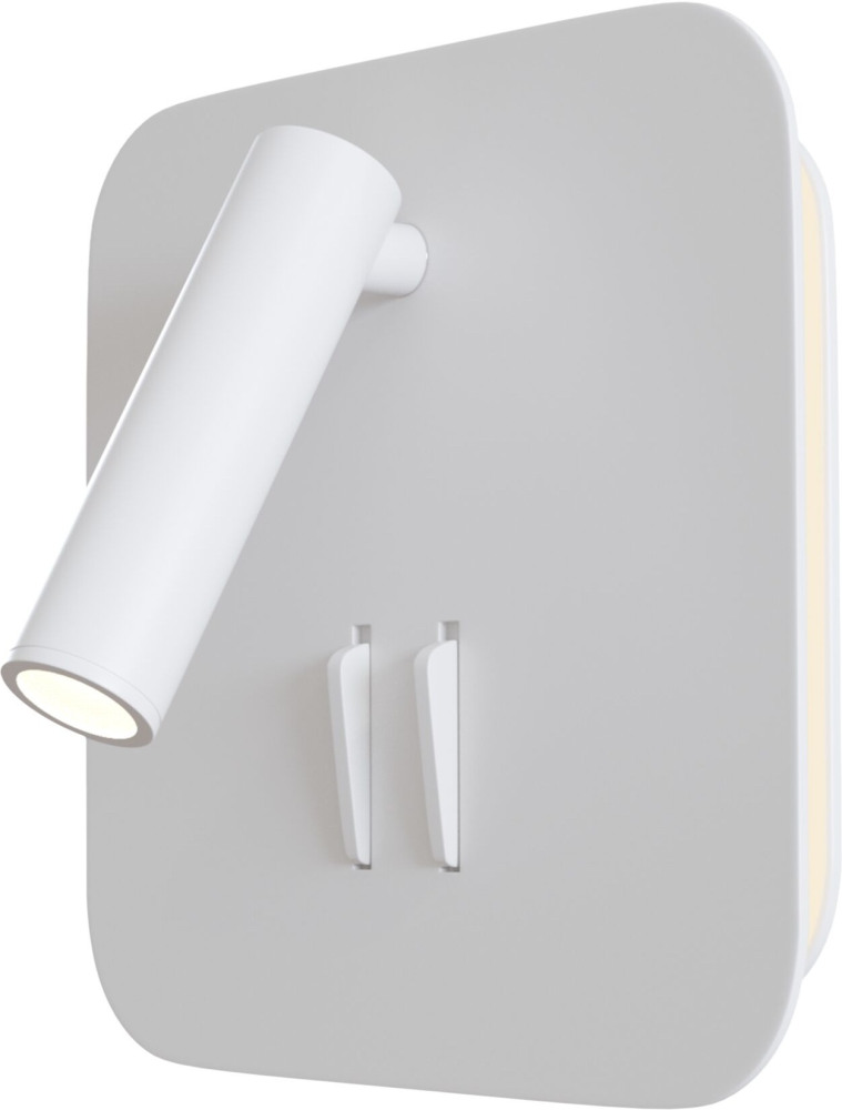 Настенный светильник бра Ios 176 3000К 9Вт IP 20 LED Maytoni Technical C175-WL-01-6W-W (c175-wl-01-6w-w)