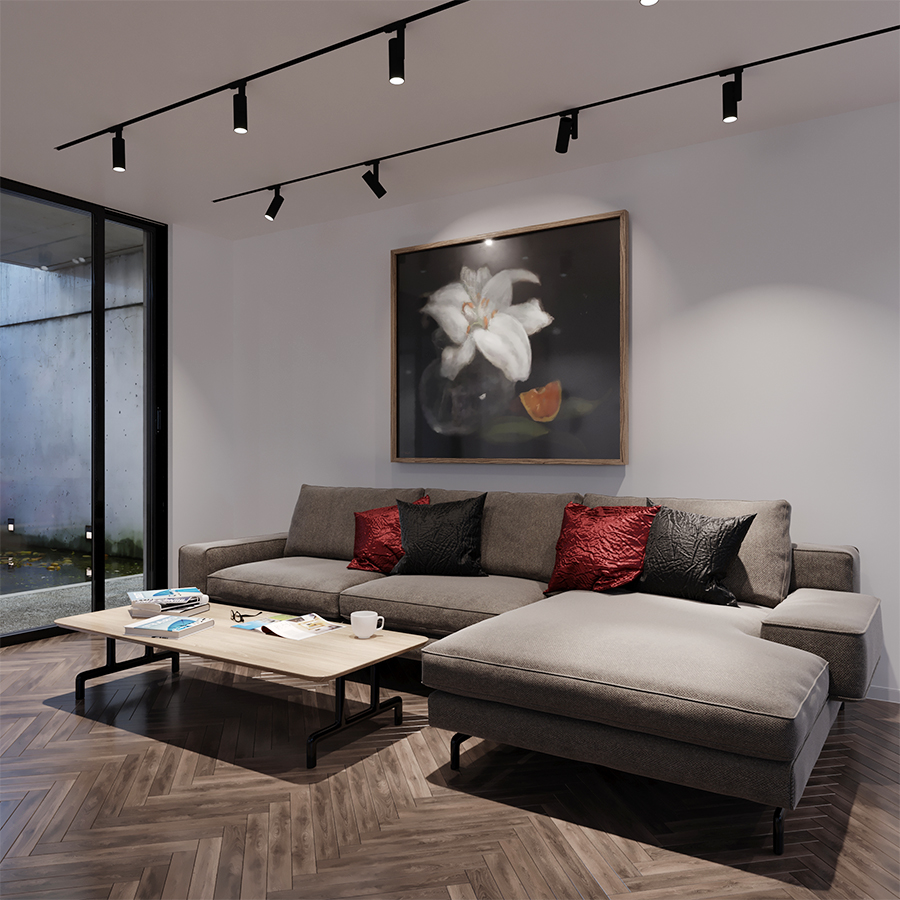 Светодиодный светильник для трехфазного трека Ledron TSU0606 White (4282)