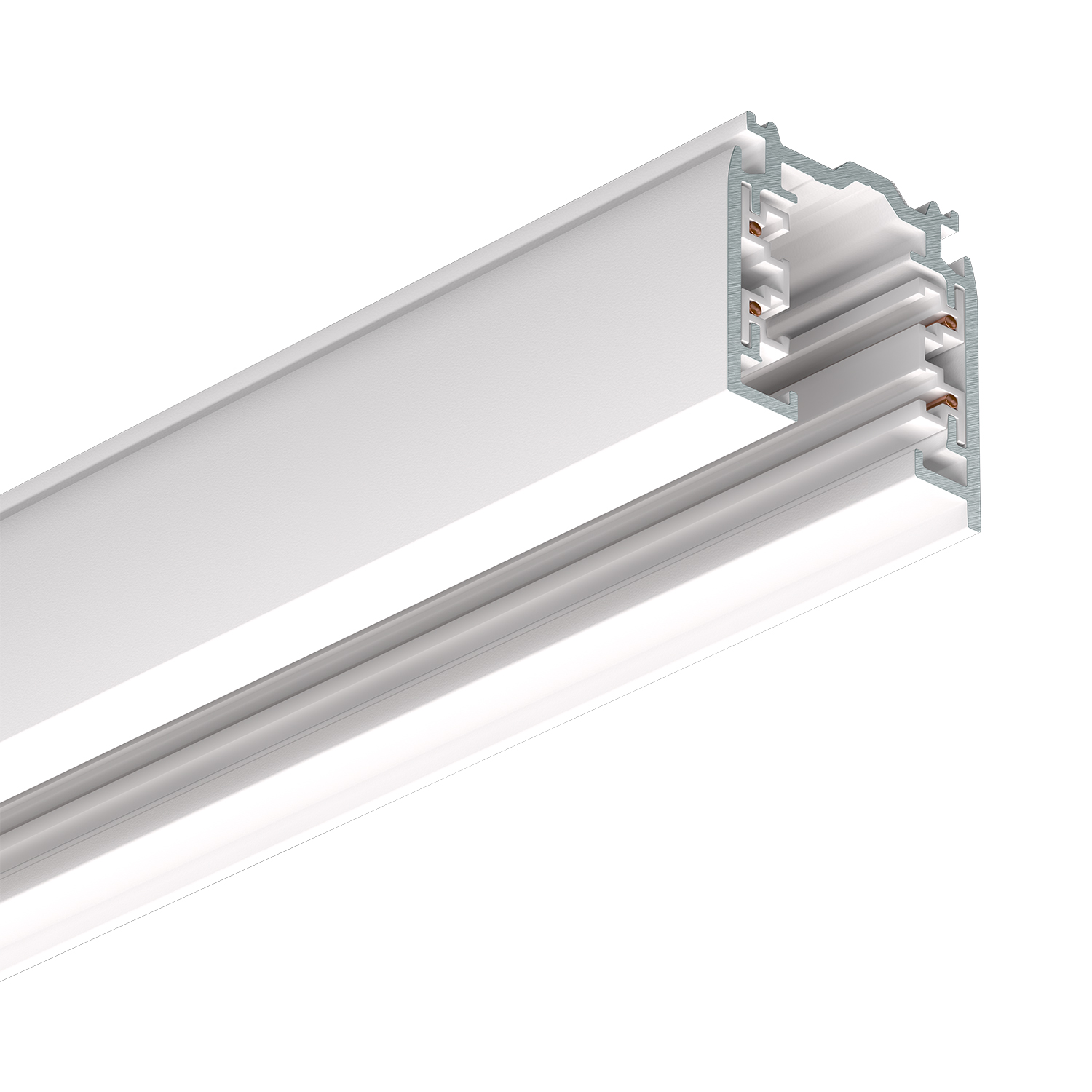 Трехфазный трек накладной Ledron АВД-5102 White (4253)