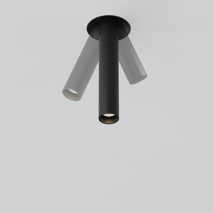 Встраиваемый светильник Maytoni Focus T C140TRS-L200-7W3K-B (c140trs-l200-7w3k-b)