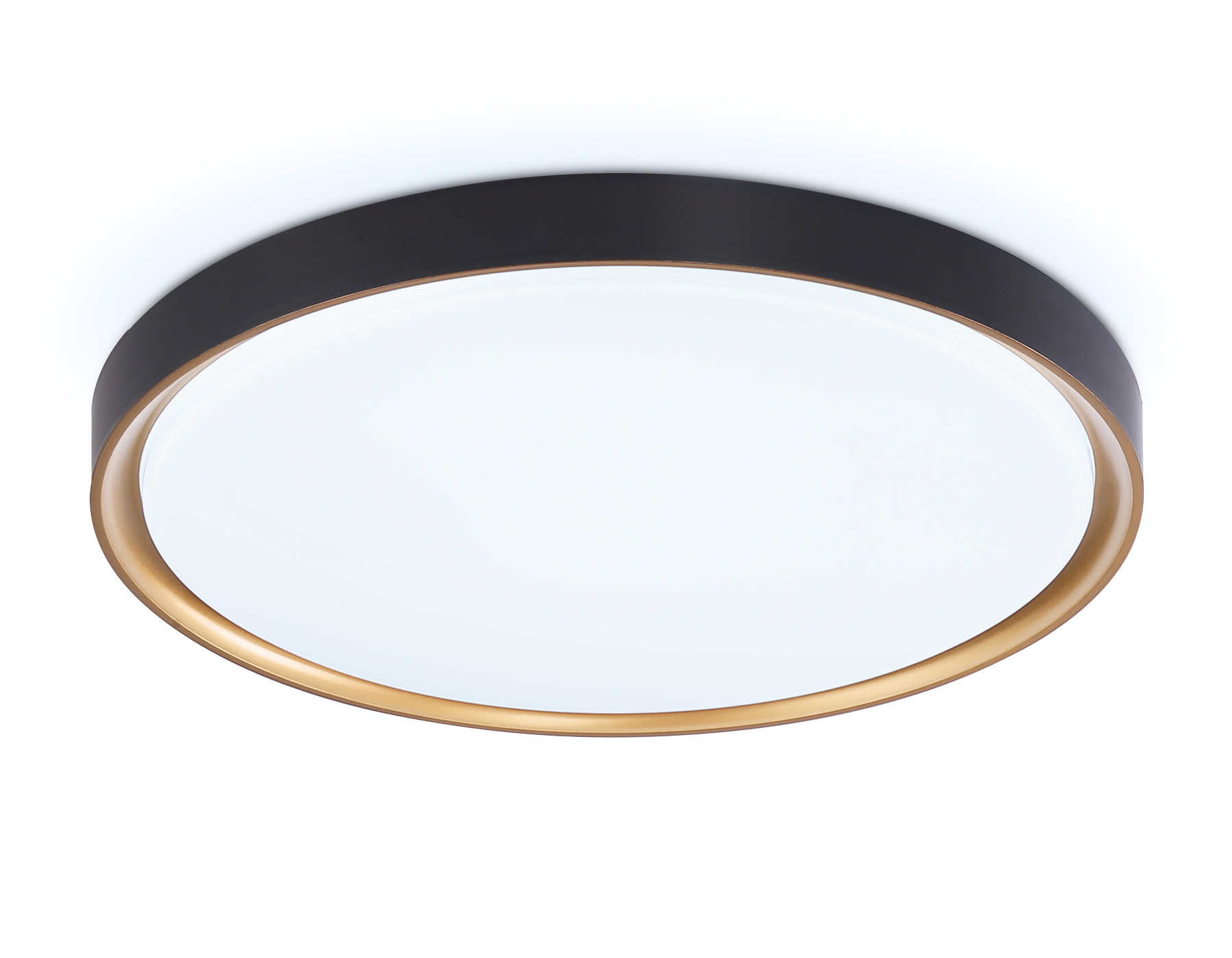 Потолочный светодиодный светильник с высокой степенью защиты IP54 FZ1249 BK/GD черный/золото IP54 45W 5000K D480*60 (Без ПДУ)