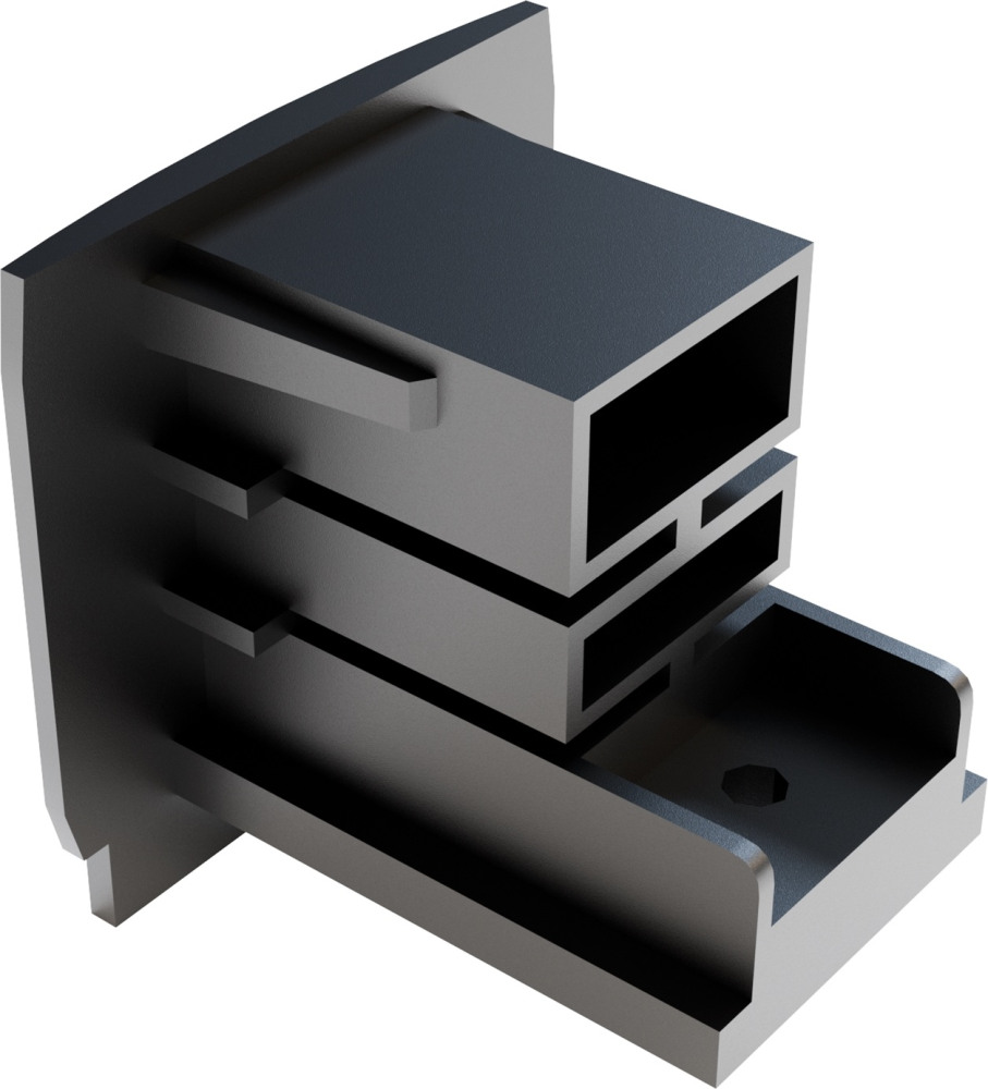 Заглушка торцевая Trinity черный 1шт трехфазный Maytoni Technical TRA005EC-31B (tra005ec_31b)