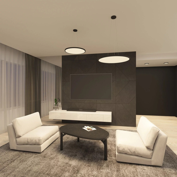 Потолочный светильник Denkirs Thin DK6524-BK (dk6524-bk)