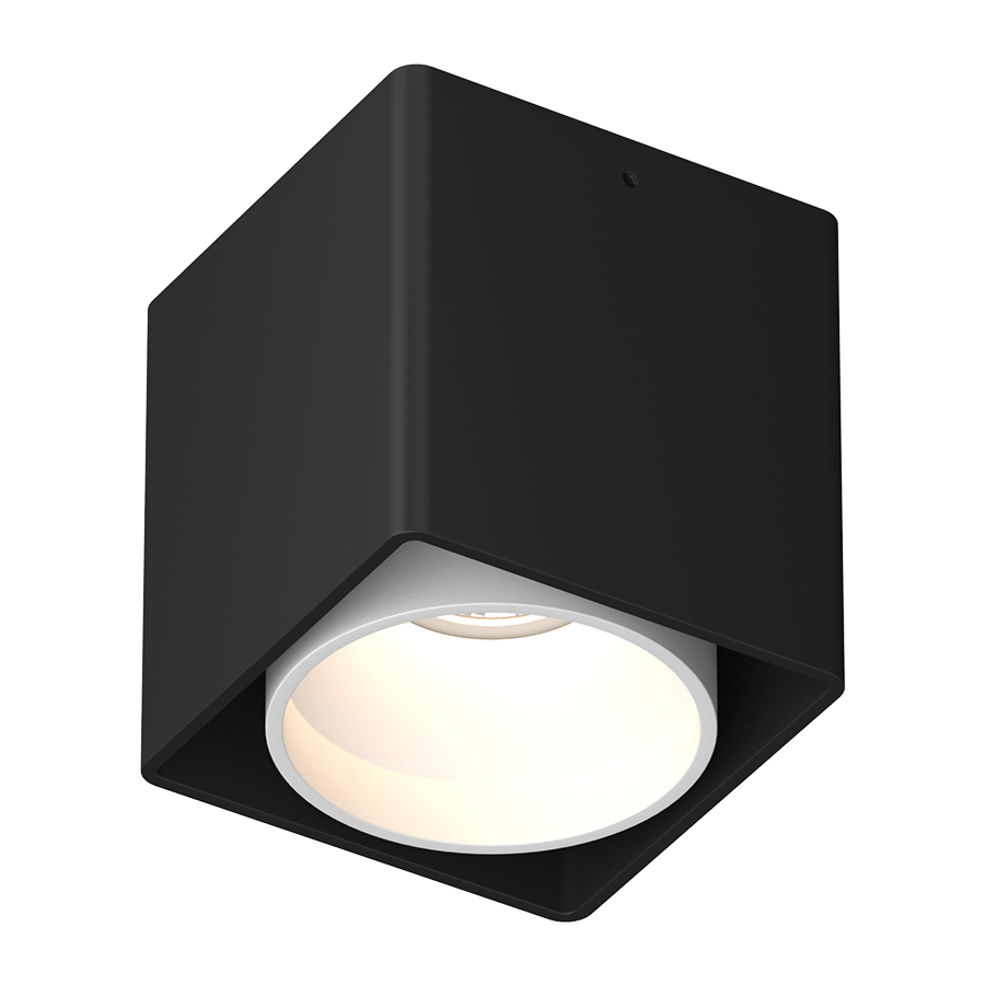 Накладной светильник под сменную лампу Ledron KEA ED GU10 Black-White (2806)