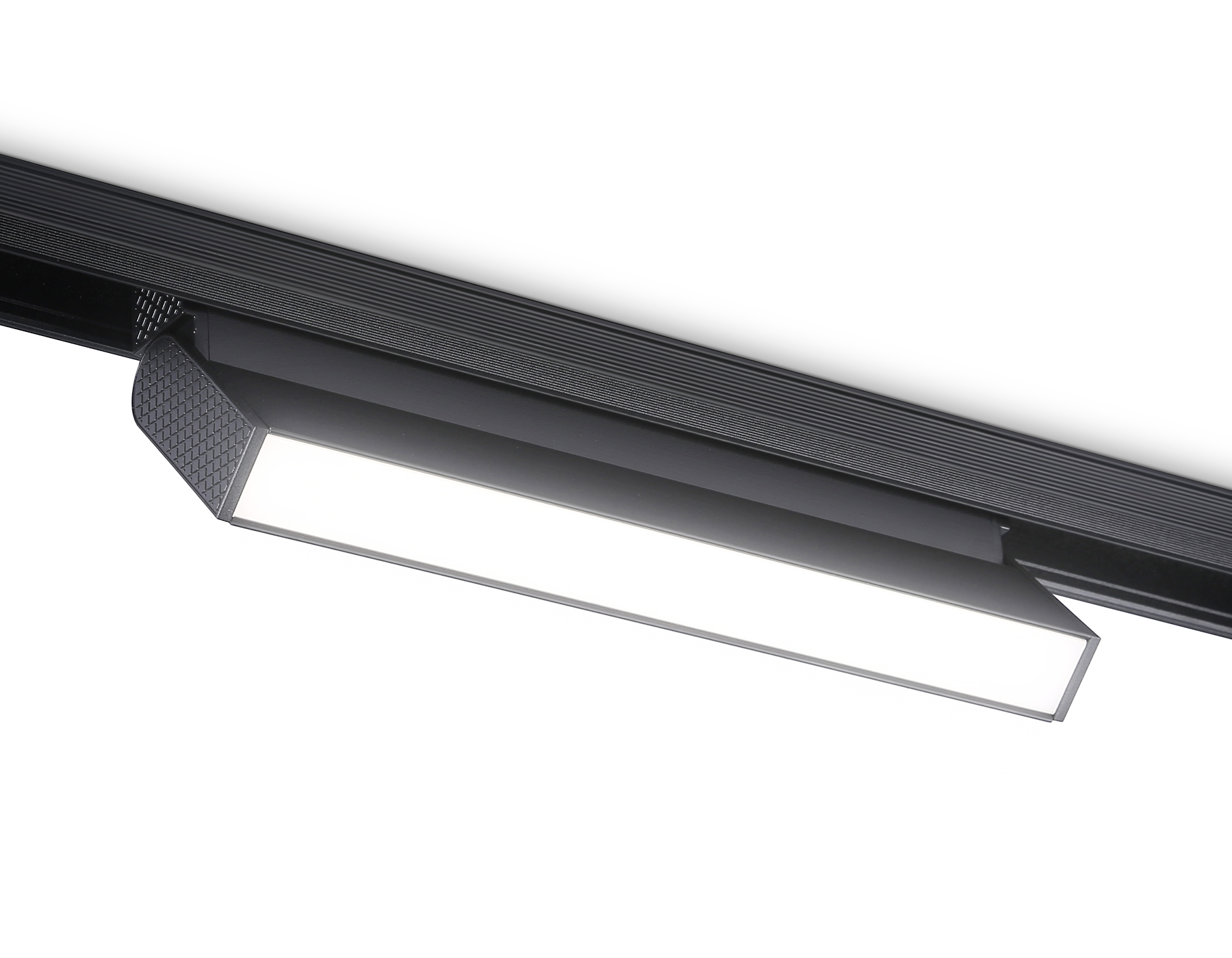 Светильник светодиодный трековый для шинопровода Magnetic GL4062 BK черный IP20 12W 4200K 48V 223*22*105