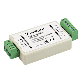 RGB-усилитель LN-12A-T (12/24V, 144/288W) (Arlight, IP20 Пластик, 1 год) 012984
