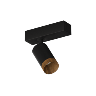 Накладной светодиодный светильник Ledron SAGITONY E S60 Wooden Black (10170)