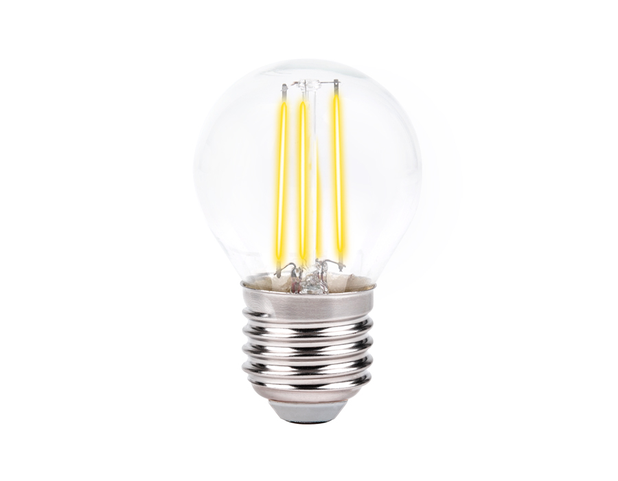 Филаментная светодиодная лампа G45 Лампа Filament LED G45-F 6W E27 4200K (60W)