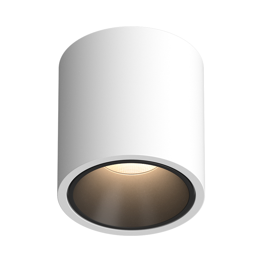 Накладной светодиодный светильник Ledron RINBOK White-Black TRIAC 4000K (10757)