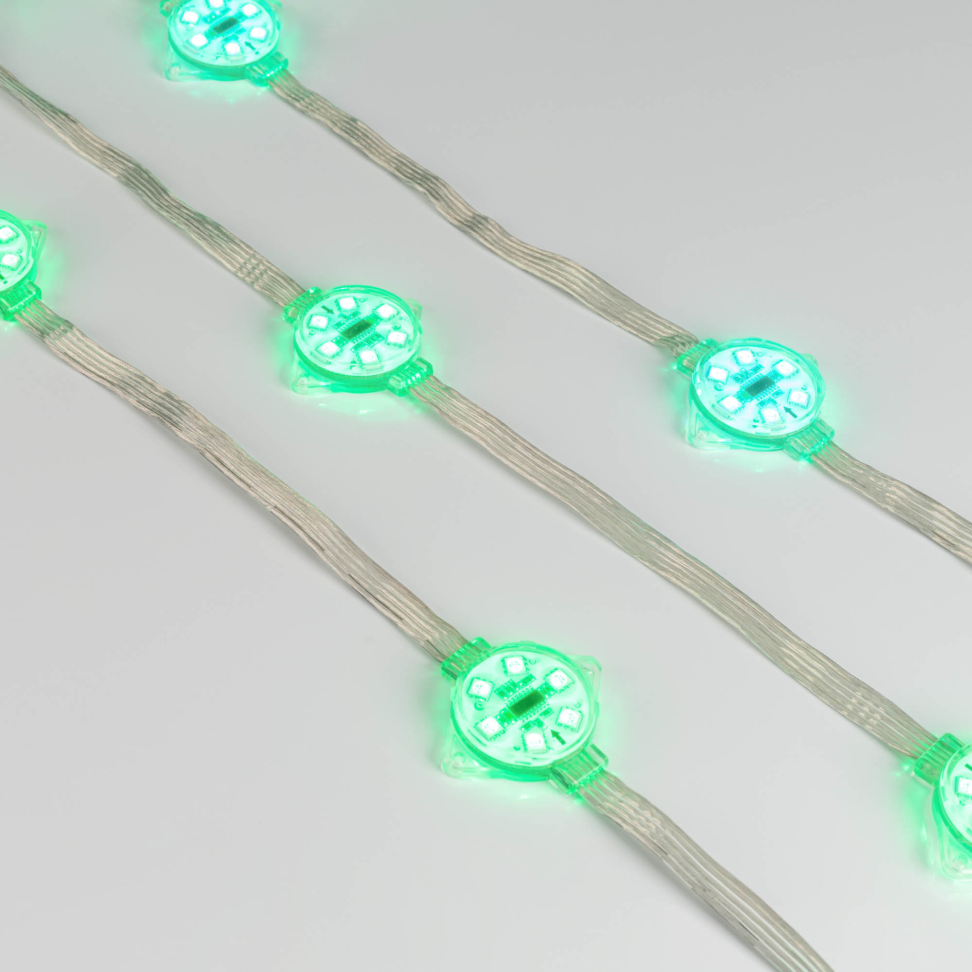 Модуль управляемый VISOR-DMX-5060-6-24V RGB 120deg (D40x12mm, 1.5W, IP68) (Arlight, Пластик, 3 года) 029188