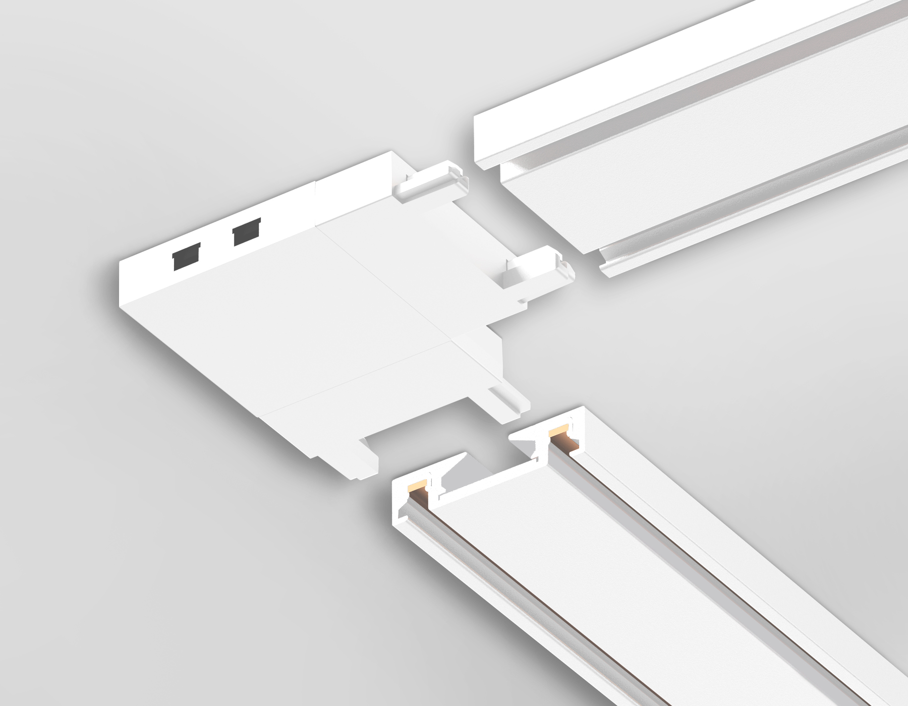 Коннектор угловой для накладного шинопровода Magnetic Ultra Slim GV1113 WH белый угловой коннектор для накладного шинопровода 36*36*6