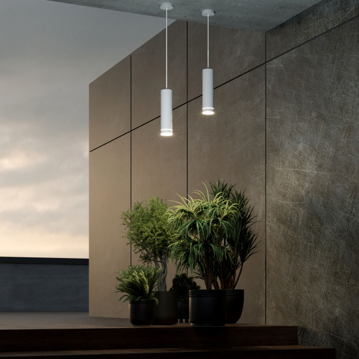 Уличный подвесной светильник DLR023 IP54 белый 35084H (electrostandart_a061363)