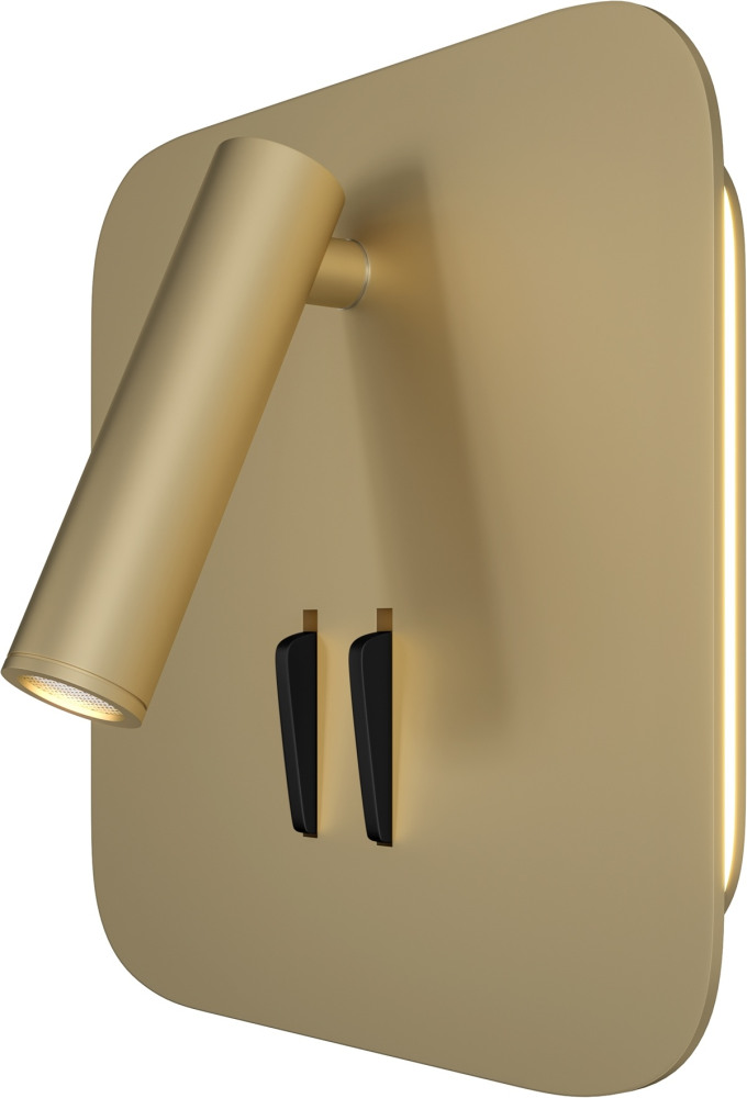 Настенный светильник бра Ios 176 3000К 9Вт IP 20 LED Maytoni Technical C175-WL-01-6W-MG (c175-wl-01-6w-mg)