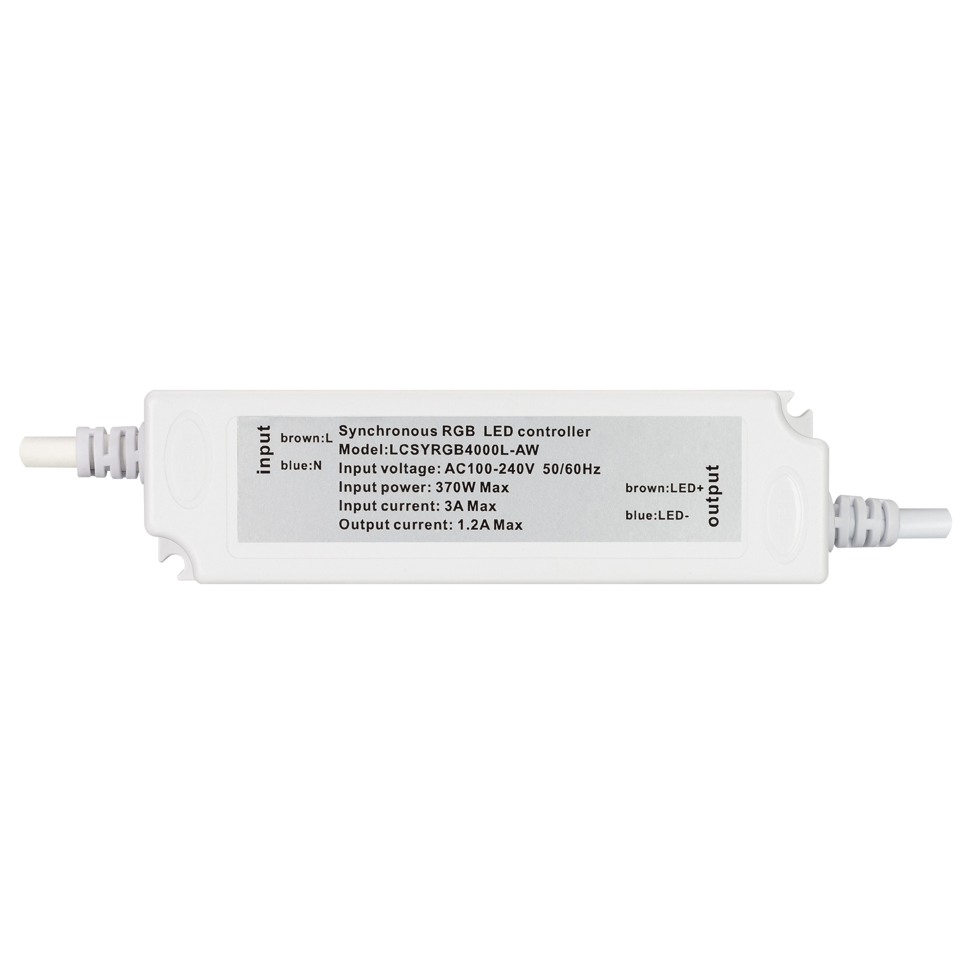 Контроллер ARD-CLASSIC-SYNC-RGB-4000LED White (230V, 370W, RF ПДУ) (Ardecoled, Закрытый) 031213