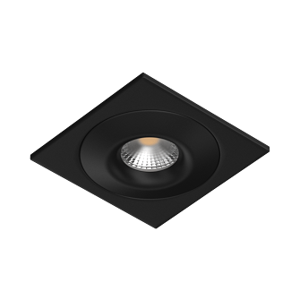 Встраиваемый светильник под сменную лампу Ledron AO1501002 SQ Black (2372)