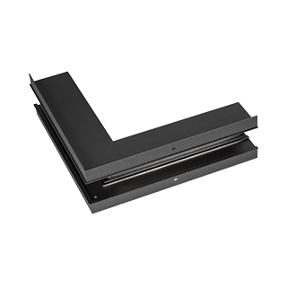 Коннектор угловой MAG-CON-4560-F-L90-EXT (BK, внешний) (Arlight, IP20 Металл, 5 лет) 027014