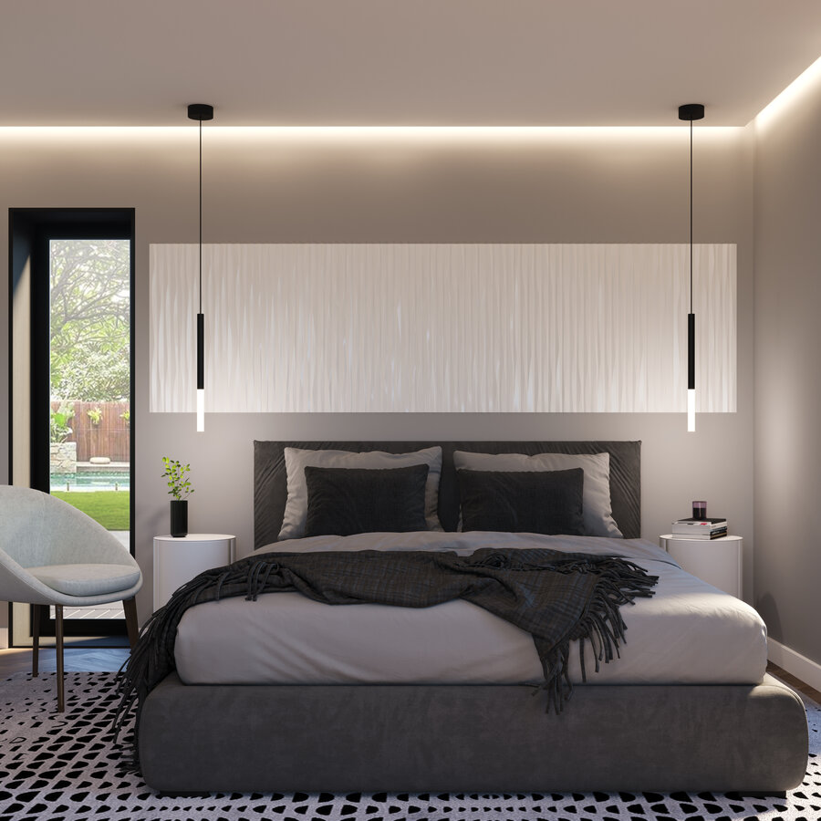 Подвесной светодиодный светильник METERO White (10071)