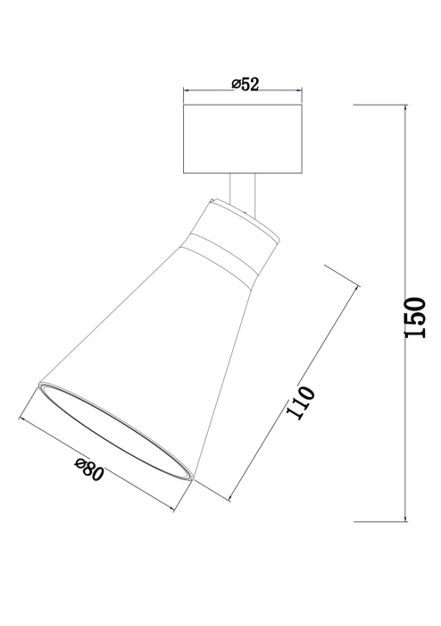Спот светодиодный Virar C061CL-01W (c061cl-01w)