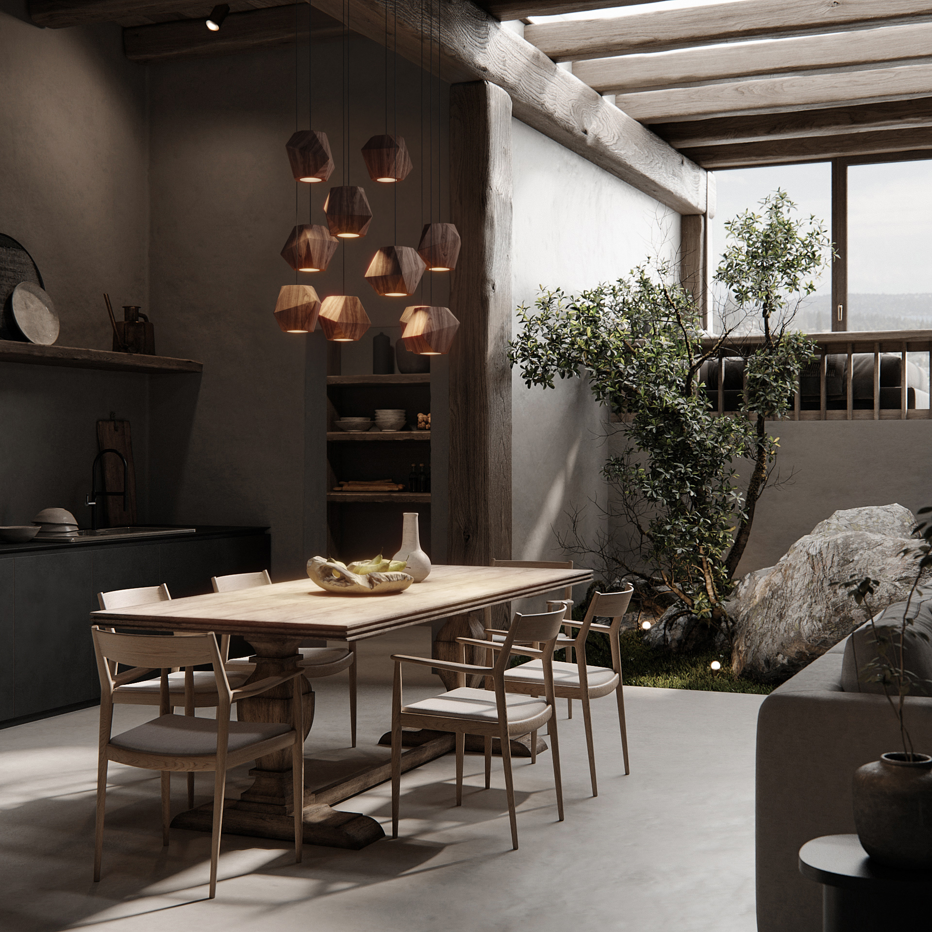 Подвесной накладной светодиодный светильник Ledron RUBIK 2 х 10 (4618)