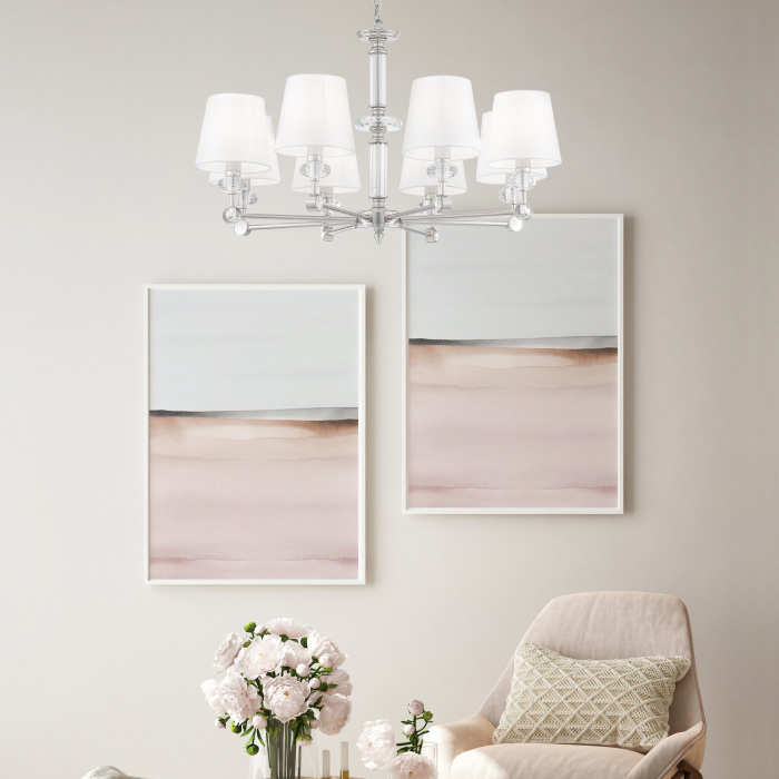 Подвесная люстра Riverside MOD018PL-08CH (mod018pl-08ch)