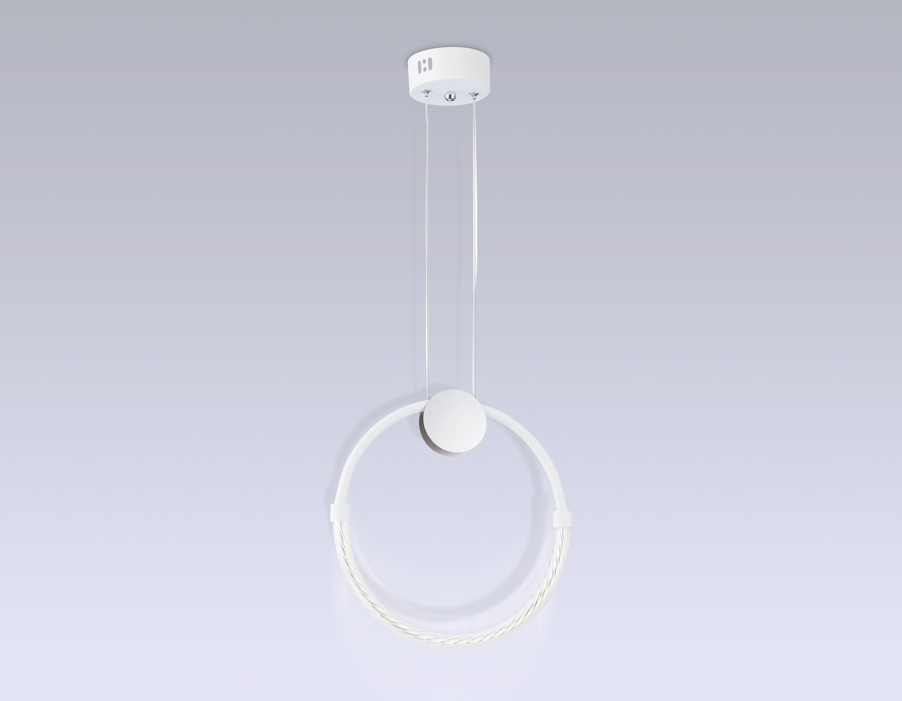 Подвесной светодиодный светильник FL10592 WH/CH белый/хром 4200K 11W 305*20*1000 (Без ПДУ)